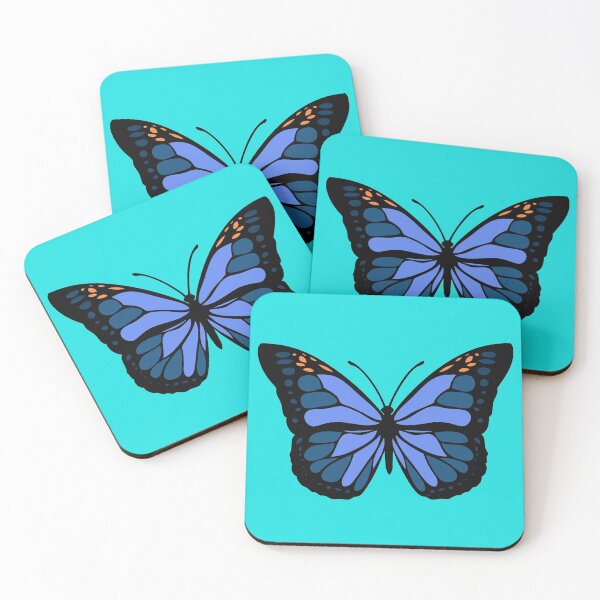 Item preview, Elegant Blue monarch Butterfly design! Amazing Color Pattern! designed and sold by Henri Vellart.