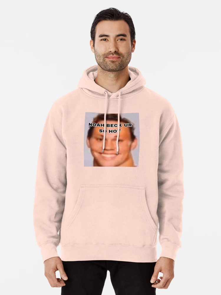 noah beck ur so hot Pullover Hoodie by andreaaml Redbubble