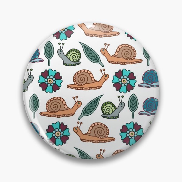 Item preview, Garden Snails | Snails Pattern designed and sold by Hilary Leslie.