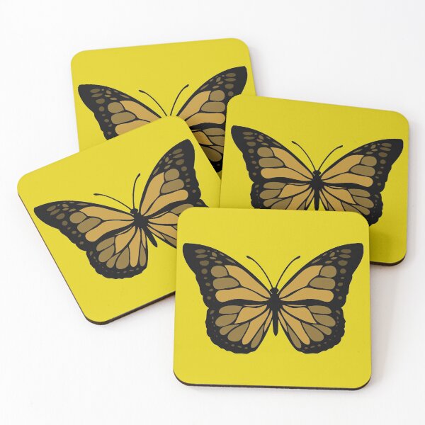 Item preview, Yellow Monarch Butterfly design! Amazing Color Pattern! designed and sold by Henri Vellart.