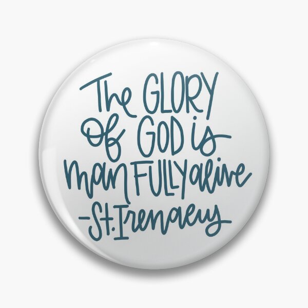 Item preview, St. Irenaeus Quote designed and sold by furthernhigher.