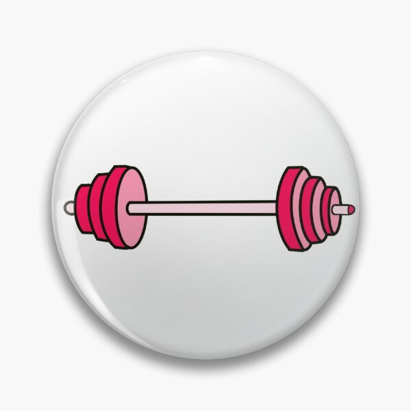 Item preview, pink barbell designed and sold by katie norton.