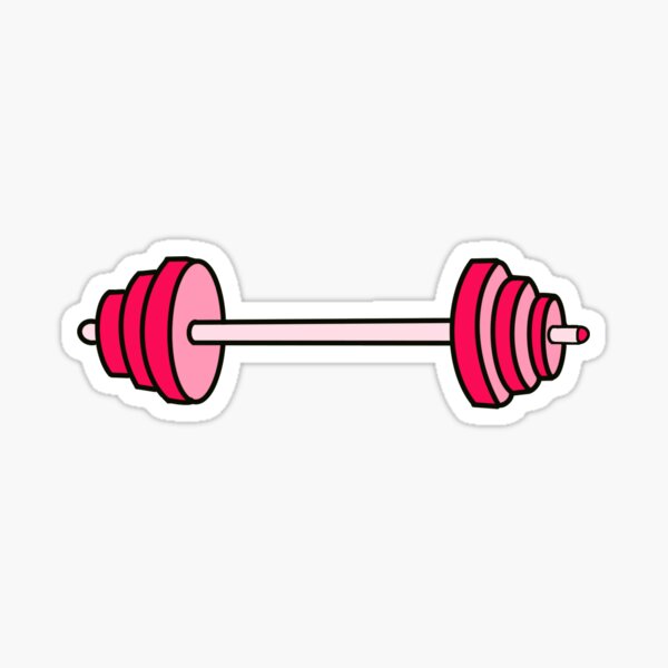 Bent Barbell Barbell Sticker TeePublic, 44% OFF