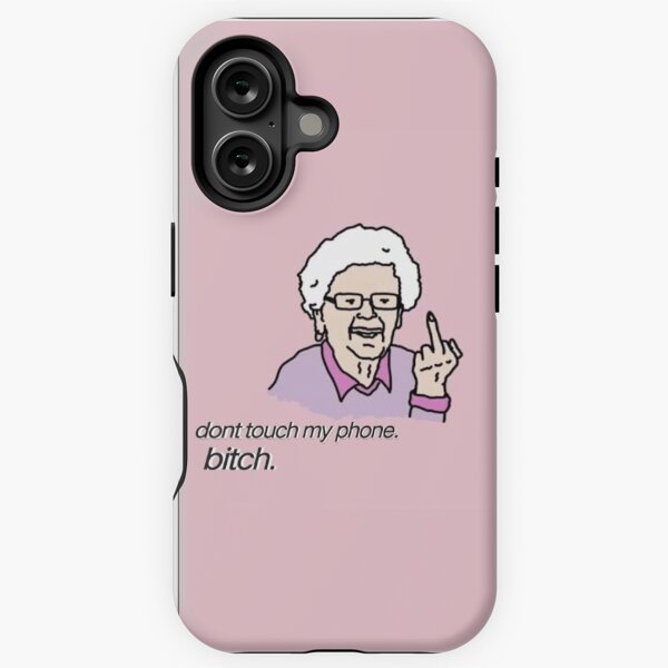 Item preview, dont touch my phone bitch  designed and sold by Tyler bass sticker shack.