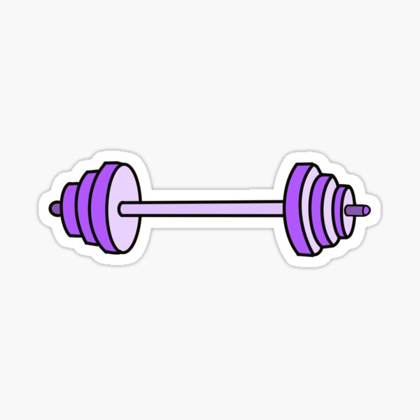 Item preview, purple barbell designed and sold by katie norton.