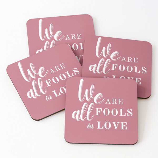 Item preview, We Are All fools in Love, Jane Austen Quote, gift for woman designed and sold by CarpeDiemLife.