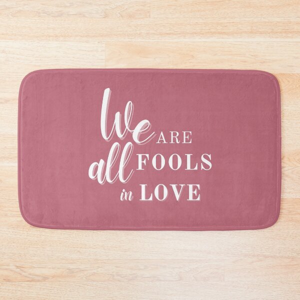 Item preview, We Are All fools in Love, Jane Austen Quote, gift for woman designed and sold by CarpeDiemLife.