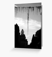 Beads on a wire. Greeting Card