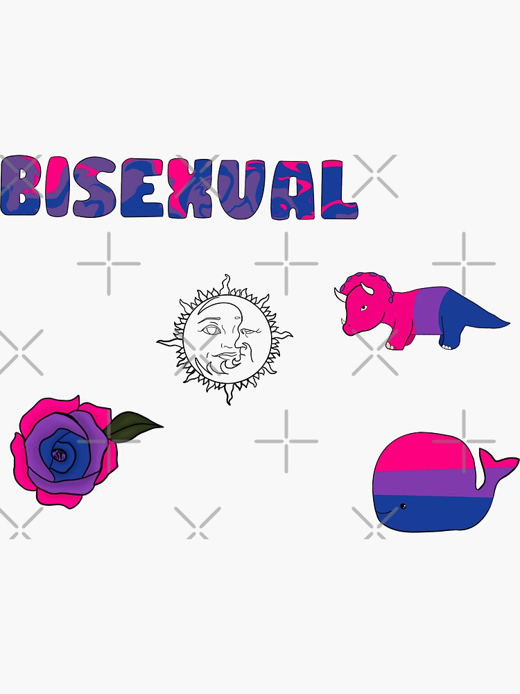 Bisexual Stickers Pack Sticker For Sale By Stucktogether1 Redbubble