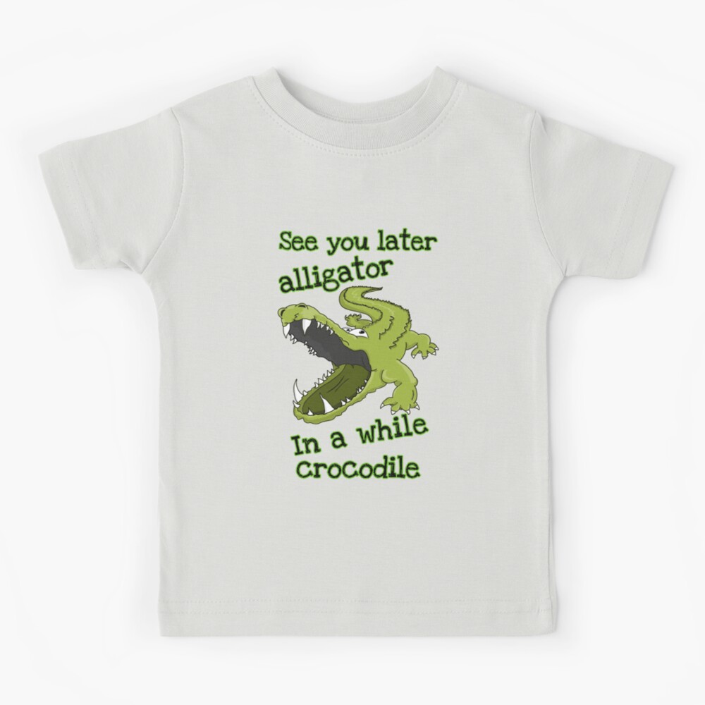 Alligator Animals Bite You Later Alligator Funny Hawaiian Shirt