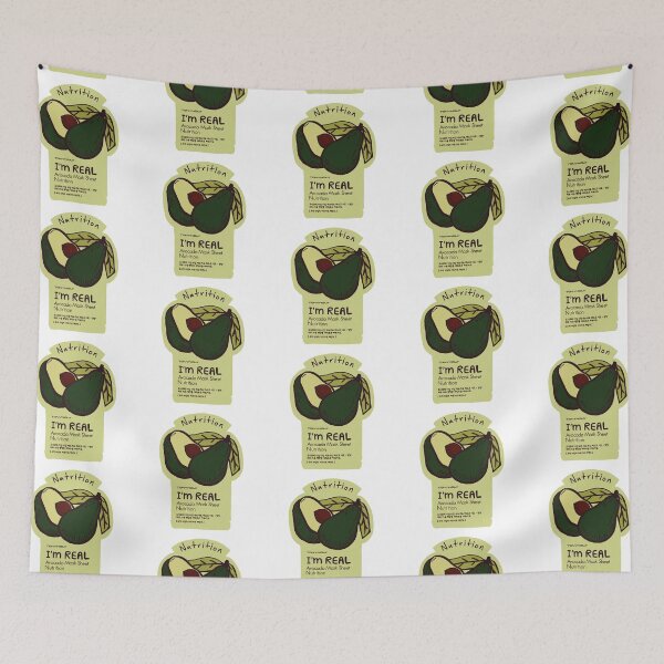 Item preview, Avocado Face Mask designed and sold by Kate-02.