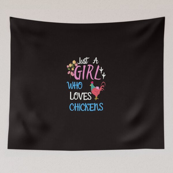 Item preview, Girl Who Loves Chickens designed and sold by bond11.