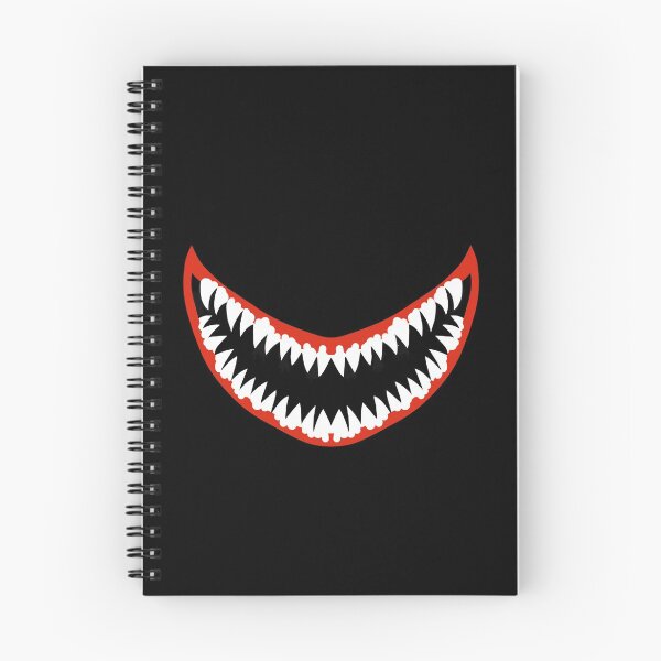 Item preview, Cheshire Cat Shark Jaw Wolf Textile Pattern designed and sold by SeaNympth.
