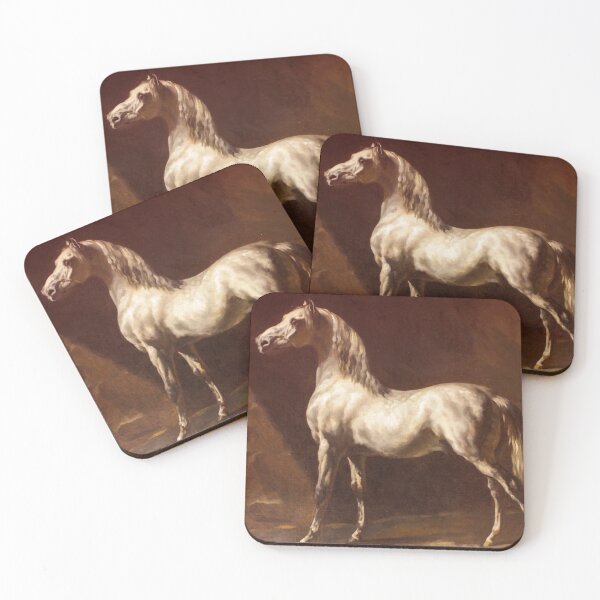 Item preview, Théodore Géricault. White Arabian Horse. designed and sold by George Arakelov.