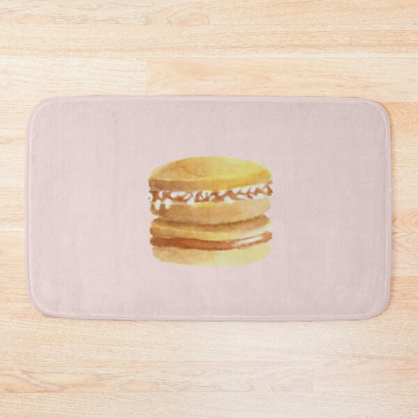Item preview, Alfajores (Dulce de leche) cookies watercolour illustration (Pink background) designed and sold by tifft.