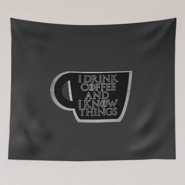 Item preview, Game of thrones coffee drink quote designed and sold by SolarFox.