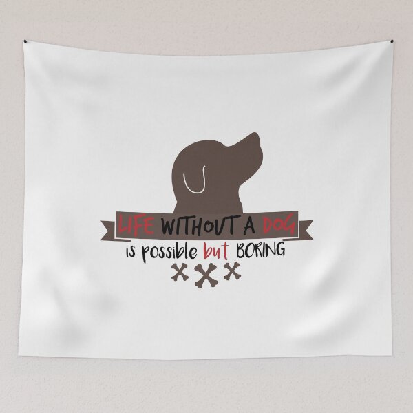 Item preview, Life without a dog is possible but boring,life without a dog is boring designed and sold by Rima-Store-19.