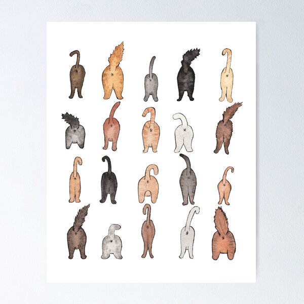 Item preview, Cat butts designed and sold by barbarashain.