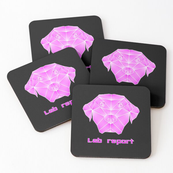 Item preview, Pink Labrador dog Polygon gift designed and sold by CareShare Design.