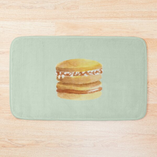 Item preview, Alfajores (Dulce de leche) cookies watercolour illustration (Green background) designed and sold by tifft.