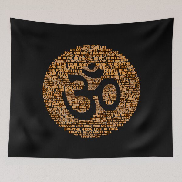 Item preview, Om Word Cloud Art Typograthy Premium T-Shirt designed and sold by YogaFire.