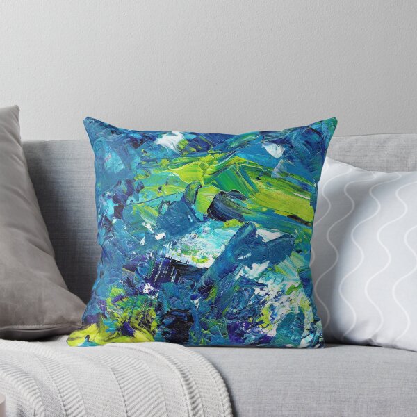 Item preview, Blue Paint Decorative Pattern designed and sold by Oblivyum.