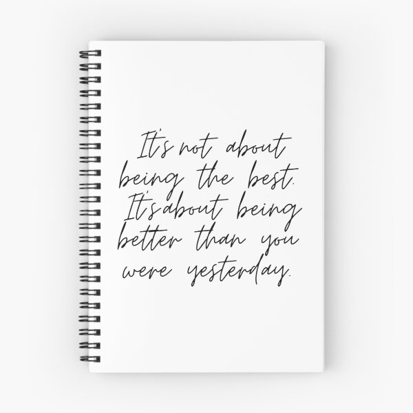 Item preview, It's not about being the best - Inspirational quote designed and sold by KarolinaPaz.