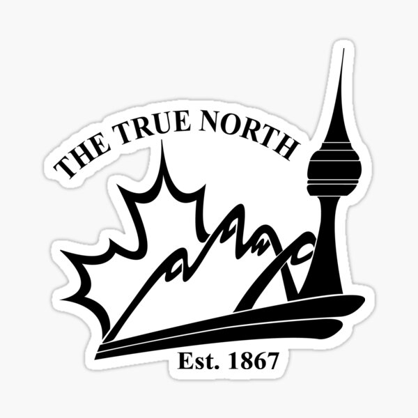 The True North Sticker