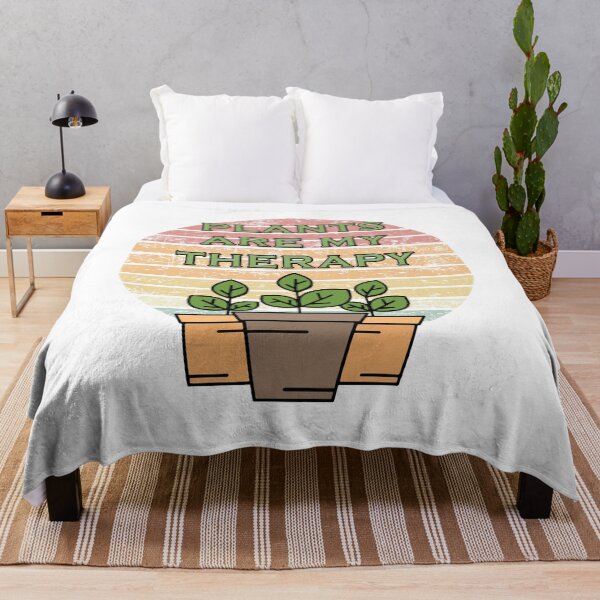 Item preview, Plants are my therapy designed and sold by Catsloversdotme.