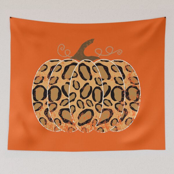Item preview, Cute Fall Autumn Leopard Pumpkin graphic designed and sold by PlusAdore.
