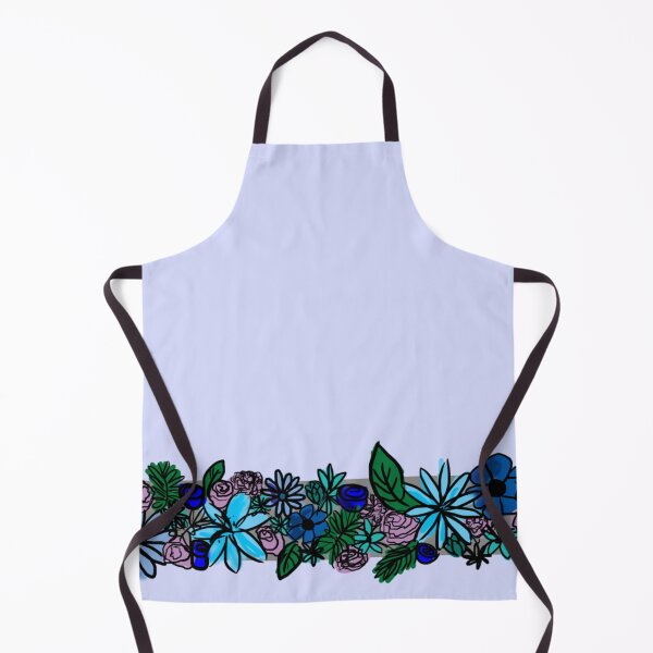 Item preview, Flowers in a row - Blue designed and sold by BearQuack.