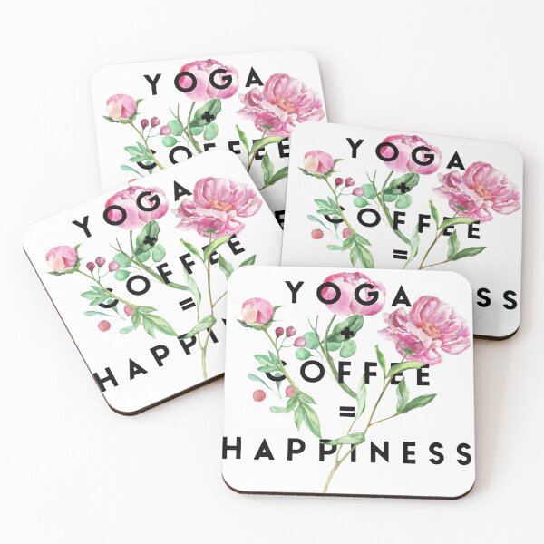 Item preview, Yoga + Coffee = Happiness designed and sold by benjaminzack.