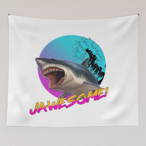 Item preview, Jawesome! Retro Shark Design designed and sold by Outpost31Design.