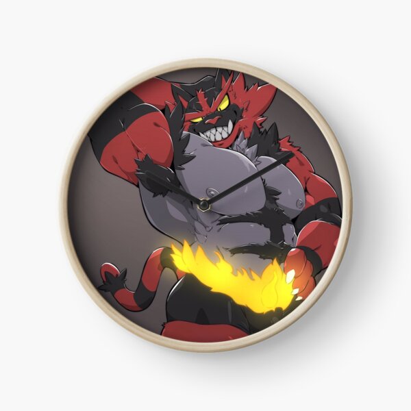 Incineroar Clock