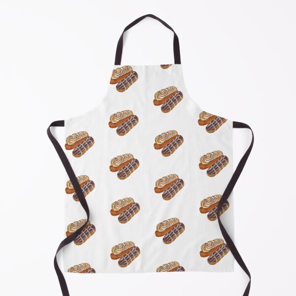 Item preview, Éclairs pastry watercolour illustration (White background) designed and sold by tifft.