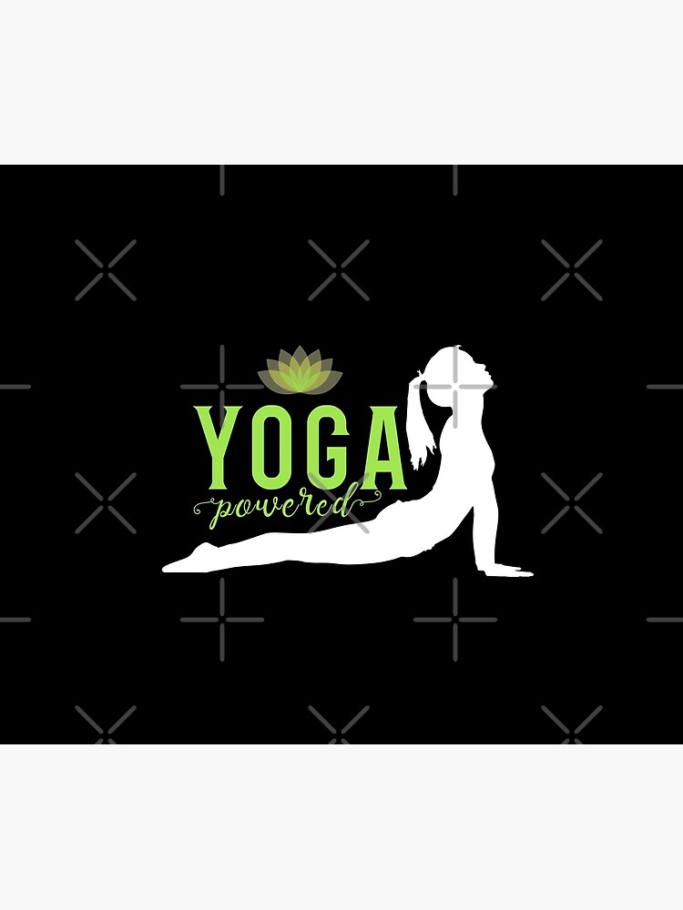 Thumbnail 5 of 5, Shower Curtain, Yoga Powered designed and sold by tw2us.