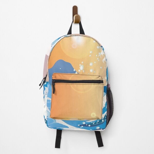 Item preview, Sunset over Japanese Wave designed and sold by shirtmate.