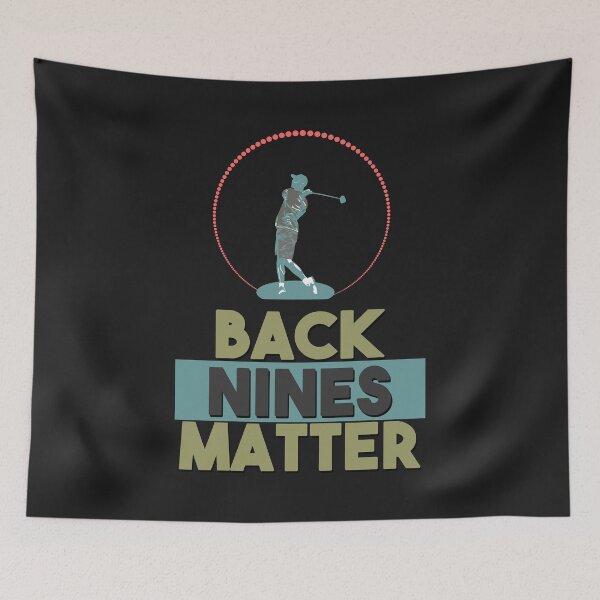 Item preview, Back Nines Matter - Playing Golf Retro Color Art designed and sold by leo121687.