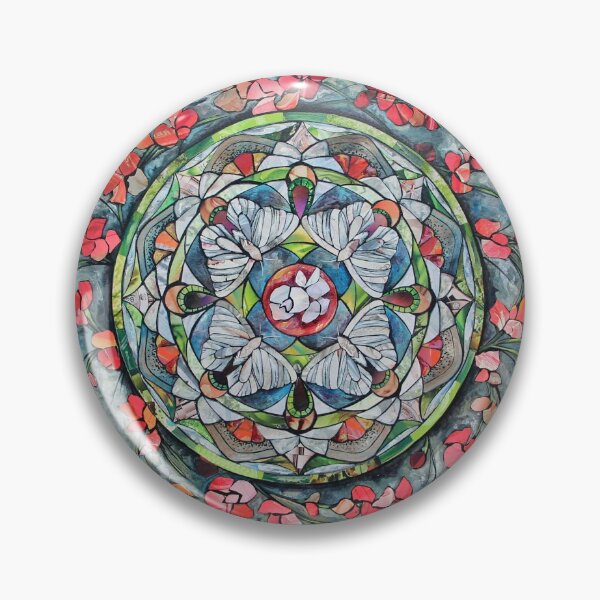 Item preview, Sweetpea and White Moth Mandala designed and sold by Heather  Shore.