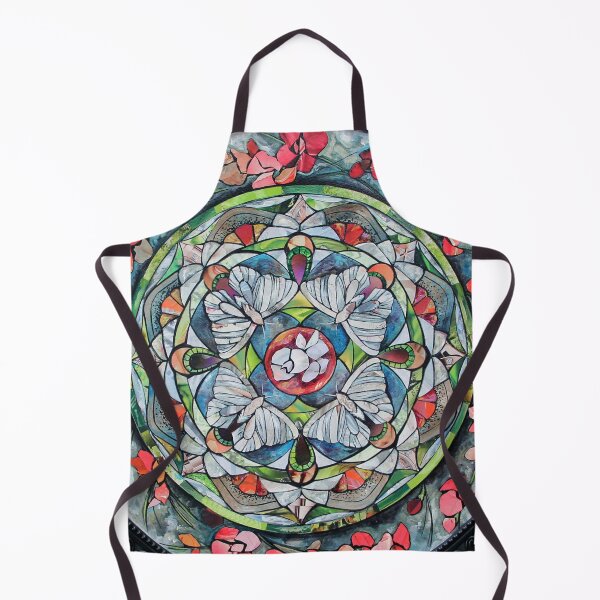 Item preview, Sweetpea and White Moth Mandala designed and sold by Heather Shore.