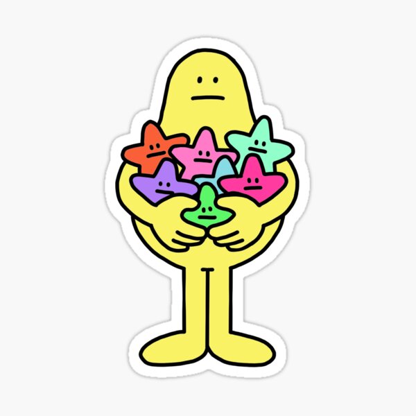 Carrying stars Sticker