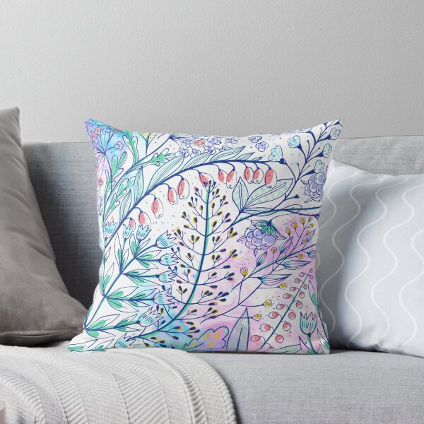 Item preview, Colorful Pastel Floral Pattern designed and sold by Nishtah LilerArt.