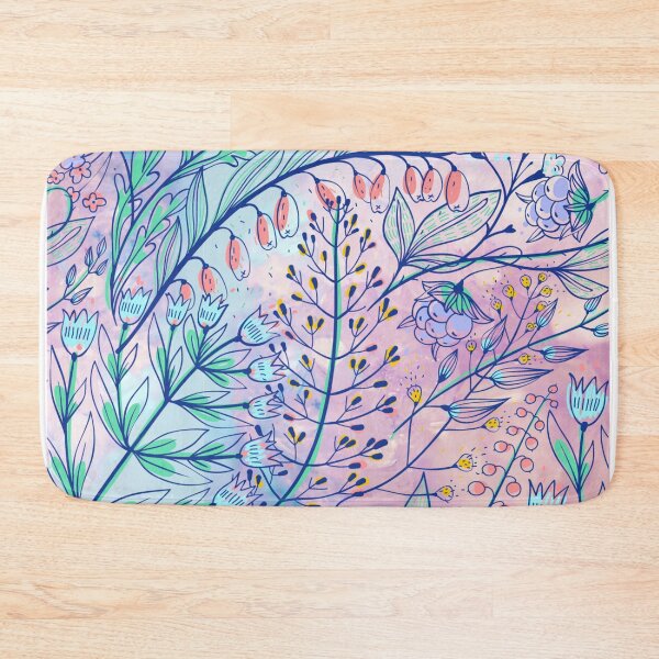Item preview, Colorful Pastel Floral Pattern designed and sold by Nishtah LilerArt.