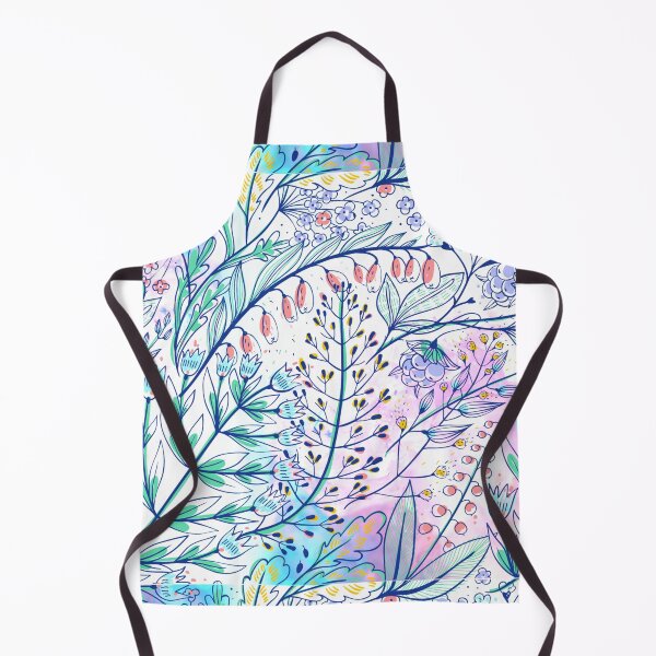Item preview, Colorful Pastel Floral Pattern designed and sold by Nishtah LilerArt.