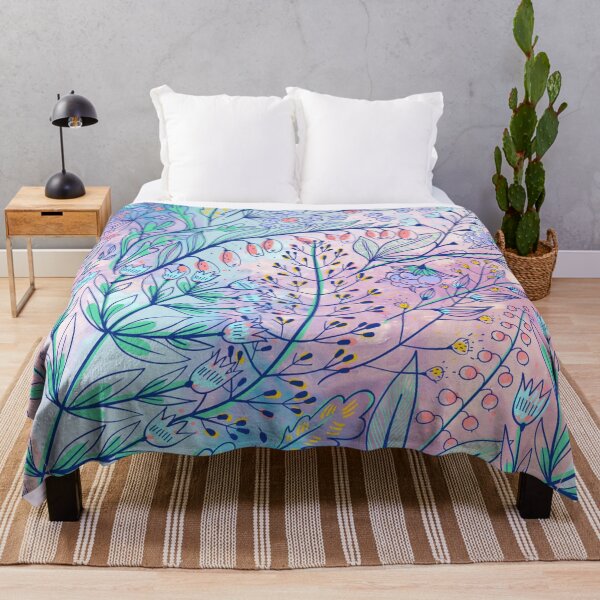 Item preview, Colorful Pastel Floral Pattern designed and sold by Nishtah LilerArt.
