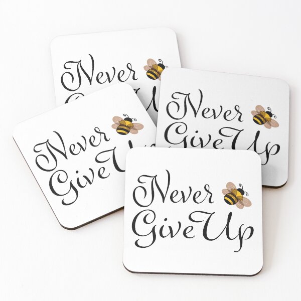Item preview, Never Give Up designed and sold by Fas Designs.