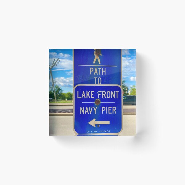 Item preview, Path to Lake Front, Navy Pier designed and sold by Anna Maria Upshaw.