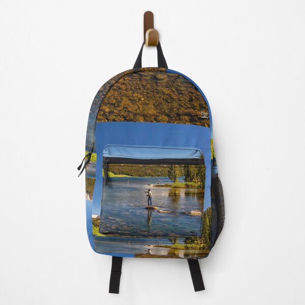 Item preview, Fly fishing on Beartooth Lake designed and sold by GestaltImagery.