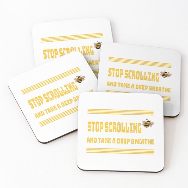 Item preview, Stop Scrolling And Take A Deep Breathe designed and sold by Fas Designs.