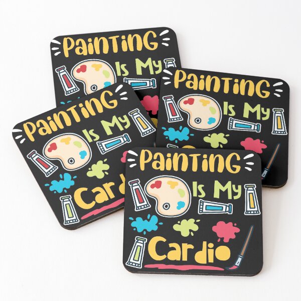 Item preview, Painting Is My Cardio | Artist and Painter or Painting designed and sold by Dancing Dolphin Crafts.
